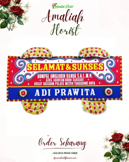 Papan Bunga Ucapan Selamat tirtamulya